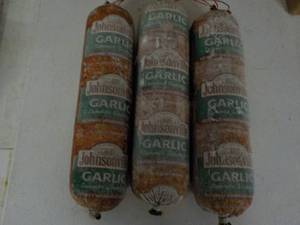 lot 239 image: 3 Johnsonville Garlic Sausages...