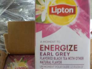 lot 248 image: 6 Pack Lipton Energize Earl Grey Bl...
