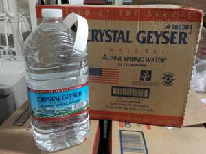 lot 265 image: 2 Cases 12 Gallon Jugs Crystal Geye...