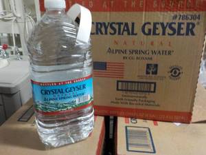 lot 266 image: 2 Cases 12 Gallon Jugs Crystal Geye...