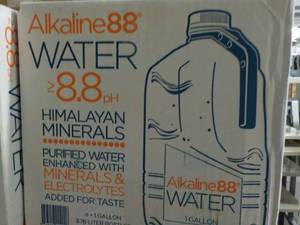 lot 268 image: 4 - 1 gallon Jugs Alkaline 88 Water...