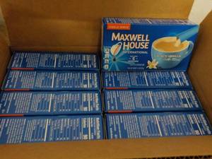 lot 294 image: Case of 8 Boxes Maxwell House Frenc...