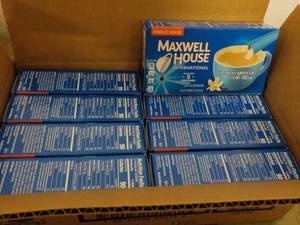 lot 295 image: Case of 8 Boxes Maxwell House Frenc...