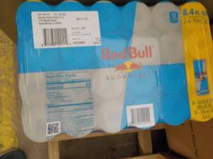 lot 299 image: 24 Pack Red Bull Sugar Free...