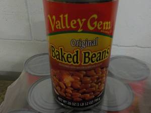 lot 301 image: 8 - 28 oz Cans Valley Gen Baked Bea...