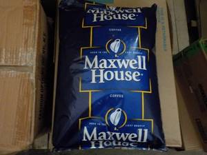 lot 304 image: 4 lb. Bag Maxwell House Whole Bean ...