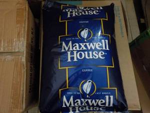 lot 306 image: 4 lb. Bag Maxwell House Whole Bean ...