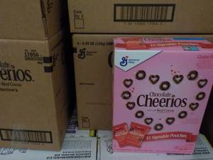 lot 311 image: 2 Cases Chocolate Cherrios Pouches...