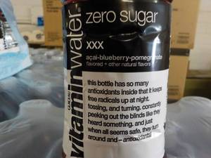 lot 335 image: 2 - 12 Packs Vitamin Water Zero Sug...