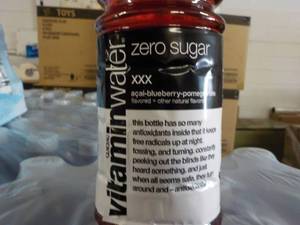 lot 339 image: 2 - 12 Packs Vitamin Water Zero Sug...
