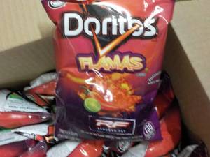 lot 343 image: Case of Doritos Flamas Tortilla Chi...