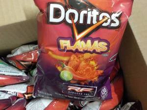 lot 344 image: Case of Doritos Flamas Tortilla Chi...