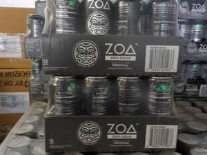lot 353 image: 2 - 12 packs ZOA Energy Drink Zero ...