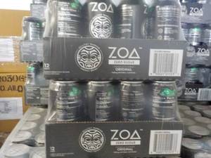 lot 356 image: 2 - 12 packs ZOA Energy Drink Zero ...