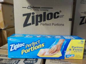 lot 362 image: Case of 12 Boxes Ziploc Perfect Por...