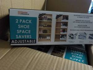 lot 366 image: Case of 12 - 2 pack Shoe Space Save...