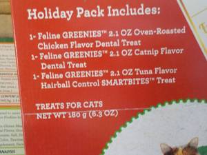 lot 59 image: 2 Cases Feline Greenies Dental Trea...