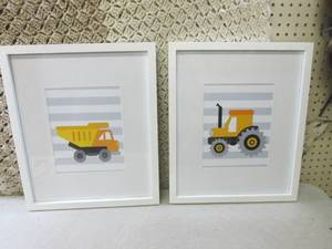 (FS) 2 Framed Kids Room Wall Decor ...