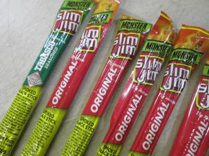 (B-1) 8 Monster Size Slim Jim Smoke...
