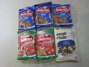 (B-1) 6 Bags Snacks Past Date...