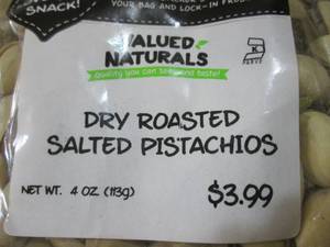 (B-1) 6 Bags Dry Roasted Salted Pis...