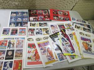 (C-4) Several Sheets of Sports Card...