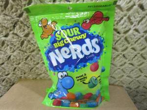 (C-1) 8 Bags Sour Big Chewy Nerds C...