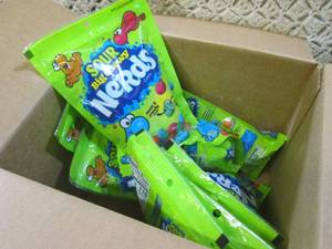 (C-1) 8 Bags Sour Big Chewy Nerds C...