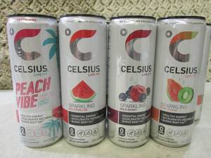 (B-3) 13 Cans Assorted Flavor Celsi...