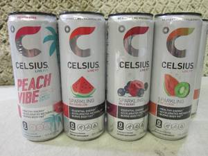 (B-3) 13 Cans Assorted Flavor Celsi...