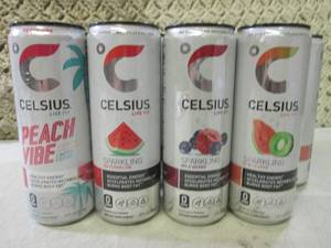 (B-3) 13 Cans Assorted Flavor Celsi...