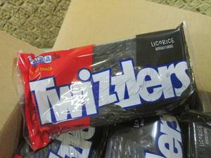 (B-1) Case 12 Packs Twizzlers Black...