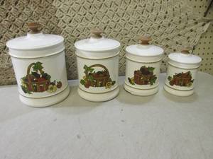 (CSB) Metal Canister Set...