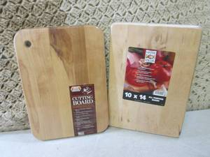 (C-3) 2 Wood Cutting Boards...
