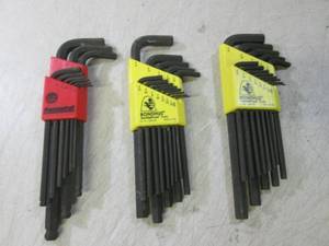 (BSB) 3 Hex Wrench Sets...