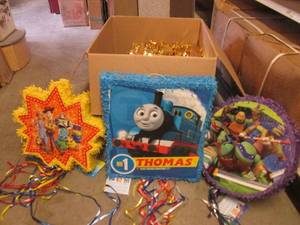 (EW3) Lot of 8 Assorted Pinatas...