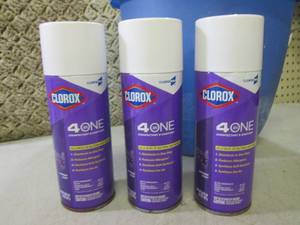 (F-0) 10 Cans Clorox 4 In One Disin...