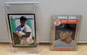 1985 Donruss &amp Fleer Roger Clemens Rookie Baseball Card Red Sox MLB #273 #155 X