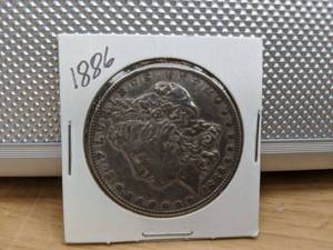 1886 Morgan Silver Dollar Coin X