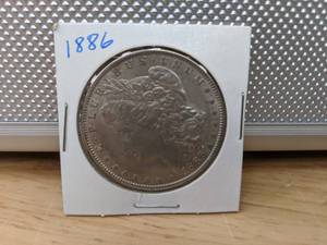 1886 Morgan Silver Dollar Coin X
