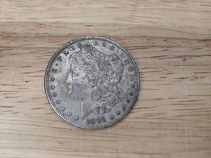 1891 Morgan Silver Dollar Coin X