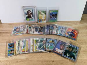 Collection of Rickey Henderson Baseball Cards HOF MLB  X