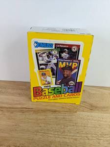 1989 Donruss Puzzle and Cards Baseball Wax Box 36 Sealed Packs MLB X