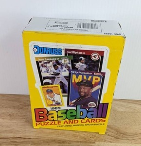 1989 Donruss Puzzle and Cards Baseball Wax Box 36 Sealed Packs MLB X