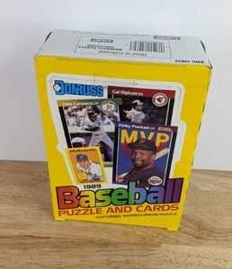 1989 Donruss Puzzle and Cards Baseball Wax Box 36 Sealed Packs MLB X