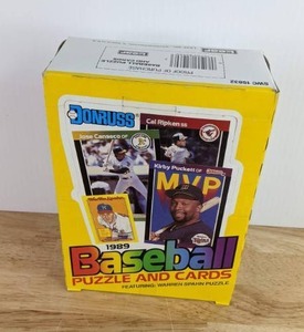 1989 Donruss Puzzle and Cards Baseball Wax Box 36 Sealed Packs MLB X