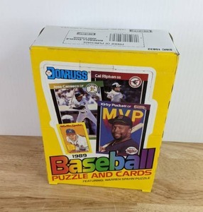 1989 Donruss Puzzle and Cards Baseball Wax Box 36 Sealed Packs MLB X