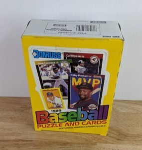 1989 Donruss Puzzle and Cards Baseball Wax Box 36 Sealed Packs MLB X