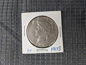 Antique 1923 Peace Silver Dollar Coin X