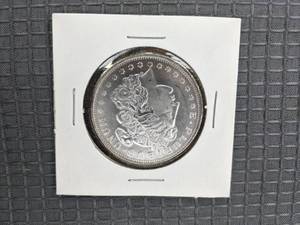 1 Troy oz .999 Silver Morgan Design Coin  X